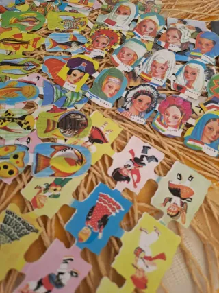 Lote cromos troquelados