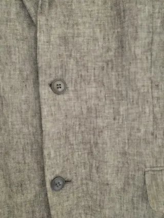 Giacca uomo lino marrone taglia 58