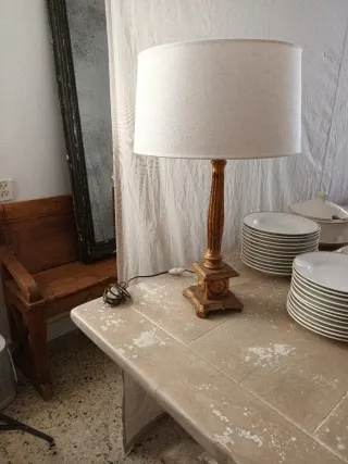 Lámpara de mesa vintage años 50
