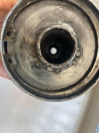 Silencioso aluminio moto 2T clásico