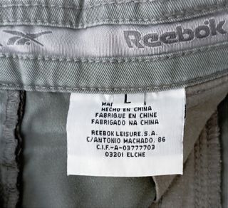 Pantalón corto hombre Reebok verde oliva