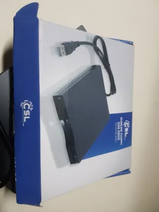 Lector Disquete CSL USB Externo Negro