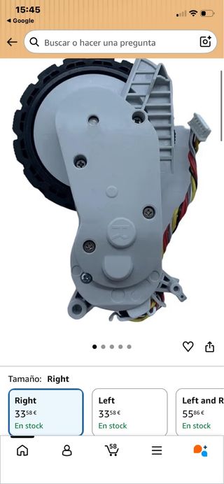 Rueda y motor xiaomi m30pro/c107