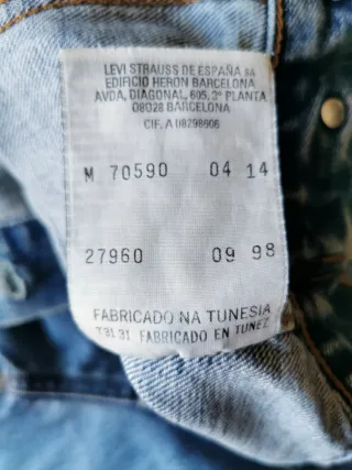 Cazadora vaquera Levi Strauss & CO. De Chica T.M.