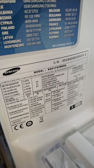 Frigorífico Samsung 1.85X60 Inox A++ No Frost