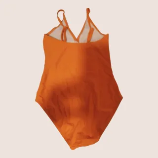 Fato de banho laranja 10 anos