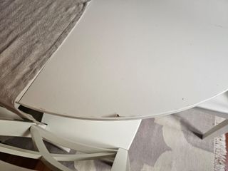 Mesa extensível madeira branca