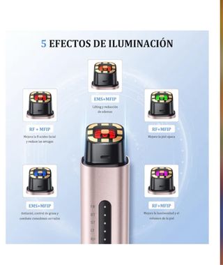 Aparato Radiofrecuencia Facial Oro Rosa