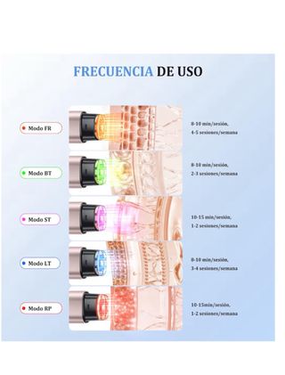 Aparato Radiofrecuencia Facial Oro Rosa