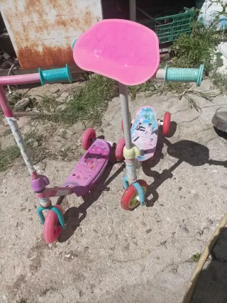 Patinete infantil 3 ruedas rosa