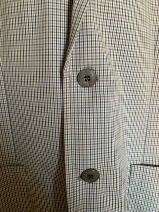 Blazer uomo grigio a quadri