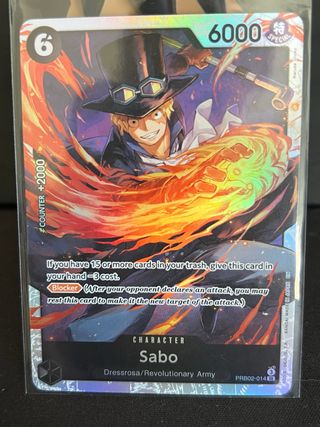 Carta One Piece Sabo PRB02-014 SR