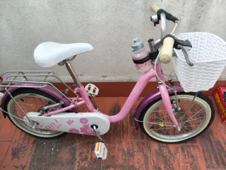 Bicicleta infantil Monty City 16 rosa