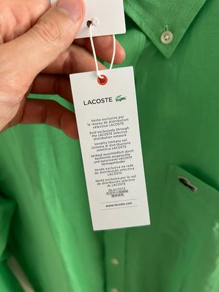 Camisa de lino Lacoste