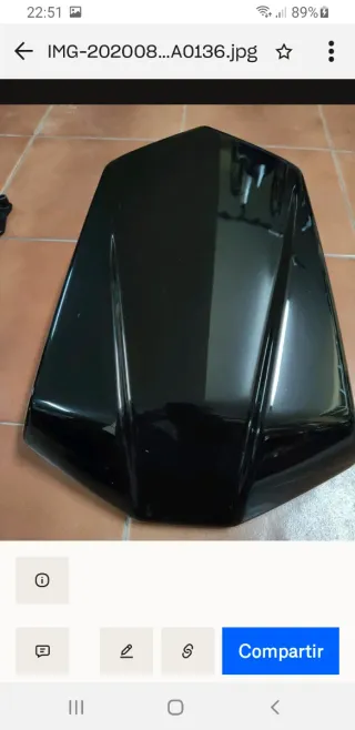 Tapa de asiento FZ1 N