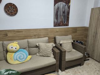Tresillo 4 piezas con mesa abatible