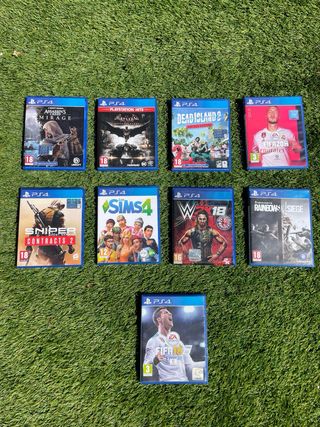 PlayStation 4 1TB + 3 mandos + 8 juegos
