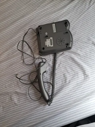 Teléfono fijo Telecom gris