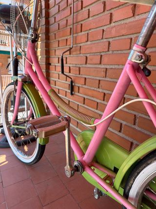 Bicicleta Vintage 20” Rosa y Verde