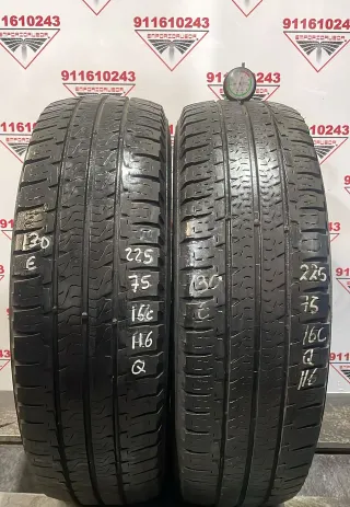 225 75 16C Q MICHELIN RUEDA AL 90% VIDA UTIL