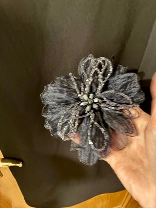 Vestido azul Woman El Corte Inglés con flor