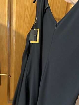 Vestido azul Woman El Corte Inglés con flor