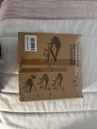 Robot de tenis de mesa con red