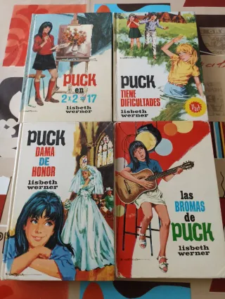 Lote 4 libros Puck