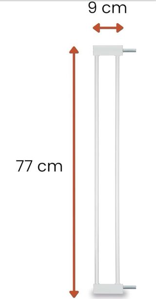 Extensión Hauck 9 cm para Barrera Seguridad