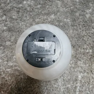 Lámpara de mesa de cristal