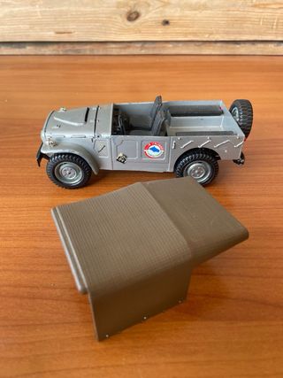 Modellino Fiat Campagnola Barlux scala 1:25