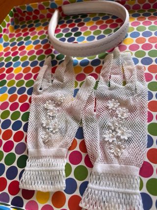 Vestido clasico de comunión niña talla 105