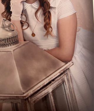 Vestido clasico de comunión niña talla 105