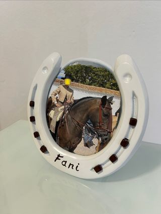 Marco de fotos herradura personalizado