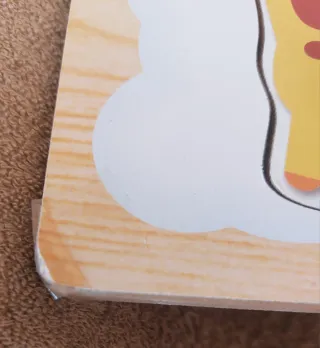 Rompecabezas de madera con animales