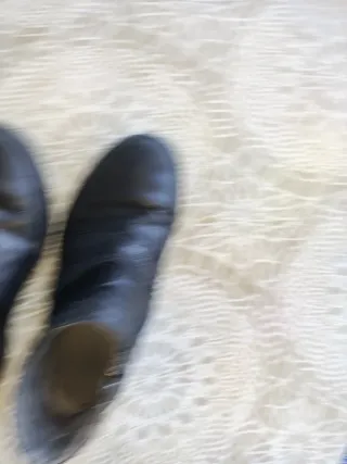 Botines Pitillos Piel Negros Talla 37