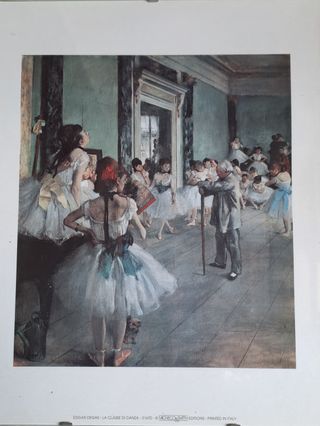 Riproduzione stampa La classe di danza Degas