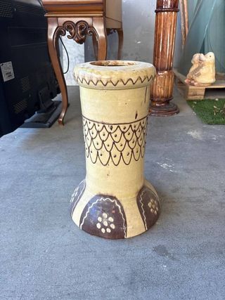 PEDESTAL MACETERO CERÁMICO