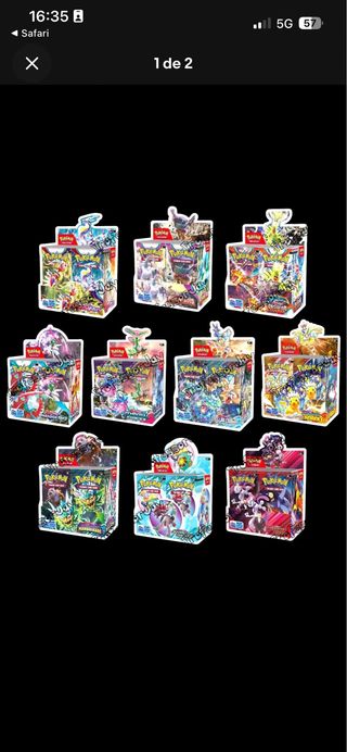 Set Completo Scarlet & Violet Booster Boxes Inglés