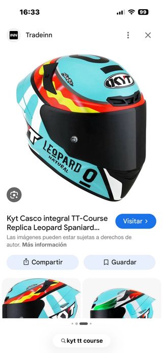 Pantallas Casco Kyt TT Course