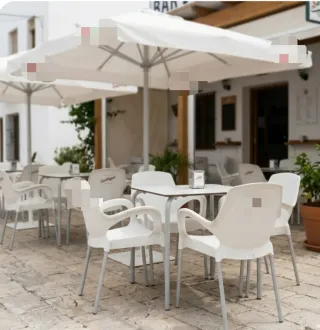 Conjunto terraza 1 mesa y 4 sillas  50€. SOLO HOY.