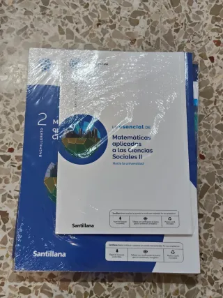 Libros de primero y segundo de bachillerato