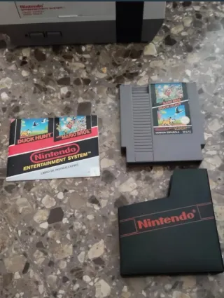 Clásica Nintendo NES Action Set Consola + Accesori
