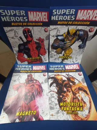 Revistas d bustos d colección super héroes Marvel