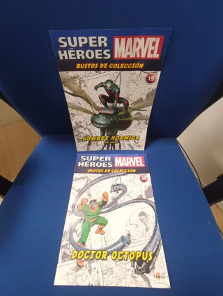 Revistas d bustos d colección super héroes Marvel