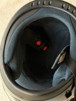 Casco Moto Negro KUM