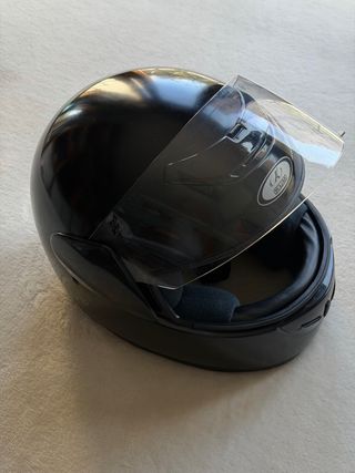 Casco Moto Negro KUM