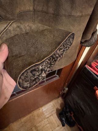 Massimo Dutti Chaquetón Marrón T L