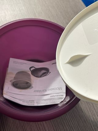 Cuoci riso microonde viola
