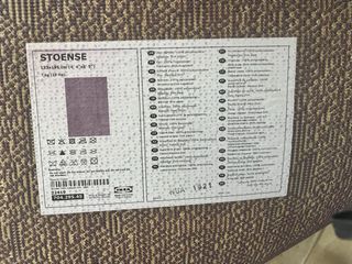 Alfombra morada grande IKEA 133X195